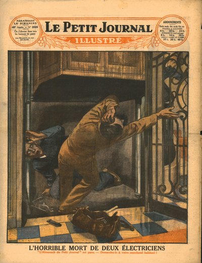 Der schreckliche Tod von zwei Elektrikern, 1929 von Unbekannt