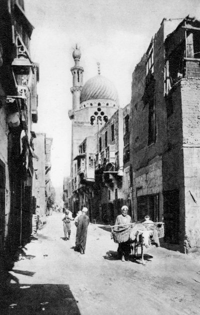 Das einheimische Viertel, Kairo, Ägypten, um 1920er von Unbekannt