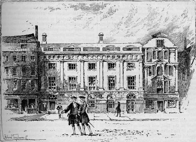Das alte East India House im Jahr 1630, 1905 von Unbekannt