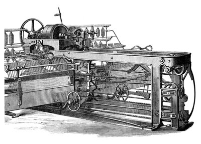 Die Spinnmaschine, ca. 1880 von Unbekannt