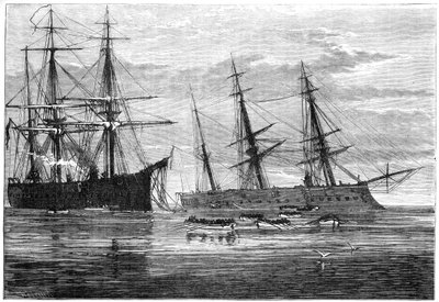 Das Wrack der HMS Vanguard von Unbekannt