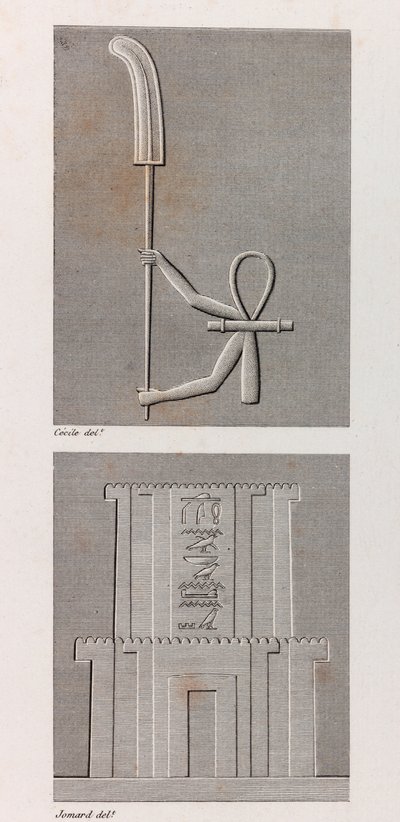 Theben, Karnak Nahaufnahme von Unbekannt