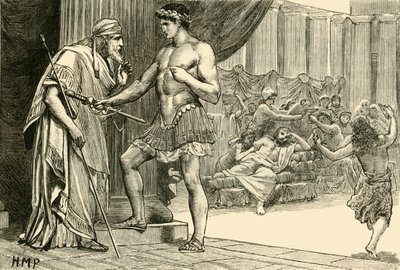 Theseus und Aegeus von Unbekannt