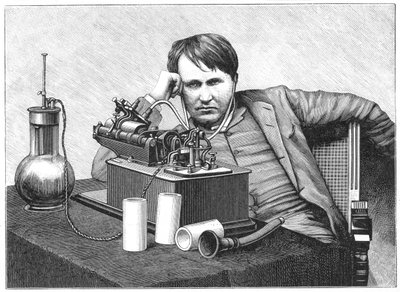 Thomas Alva Edison, 1888 von Unbekannt
