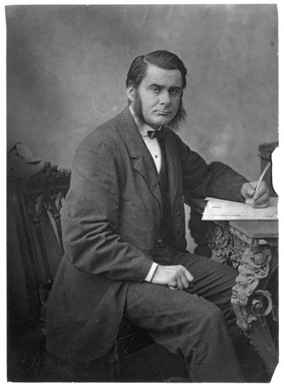 Thomas Henry Huxley, britischer Biologe, 1866 von Unbekannt