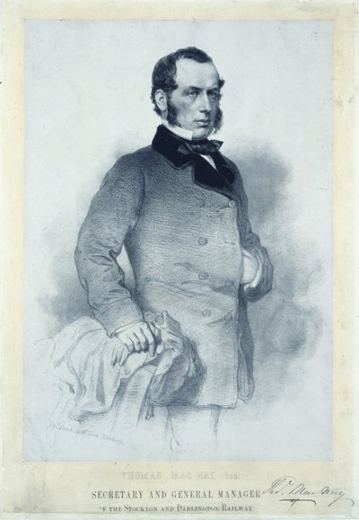 Thomas MacNay, Eisenbahnsekretär und Generaldirektor von Unbekannt