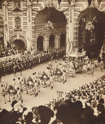 Durch den Admiralty Arch, 12. Mai 1937 von Unbekannt