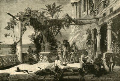 Tiberius auf Capreae von Unbekannt