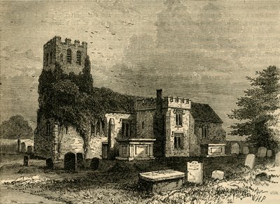 Tottenham Kirche, ca. 1876 von Unbekannt