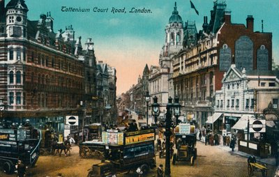 Tottenham Court Road, London, 1915 von Unbekannt