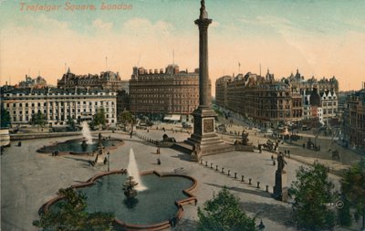 Trafalgar Square, London, ca. 1900 von Unbekannt