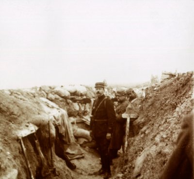 Schützengräben in der Champagne, Nordfrankreich, ca. 1914-1918 von Unbekannt