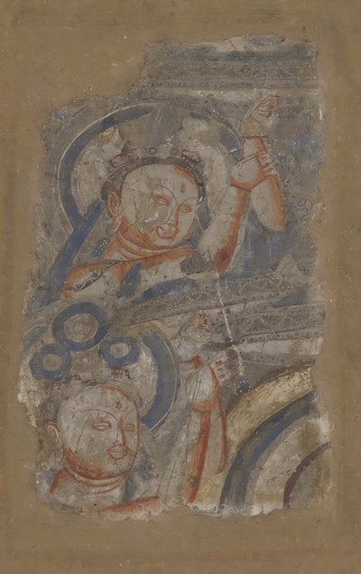 Zwei Bodhisattvas, ca. 6.-7. Jahrhundert von Unbekannt