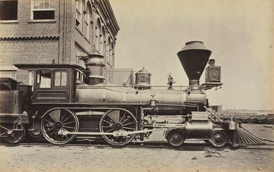Unbetitelte Pennsylvania Railroad Lokomotive, um 1868 von Unbekannt
