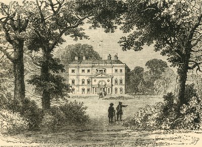 Vane House, im Jahr 1800, um 1876 von Unbekannt
