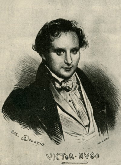 Victor Hugo, 1828, 1902 von Unbekannt