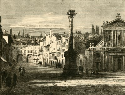 Ansicht von Mailand, 1890 von Unbekannt