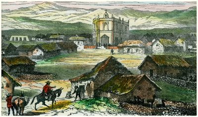 Ansicht von Tiahuanaco, nahe dem Titicacasee, Bolivien, um 1880 von Unbekannt