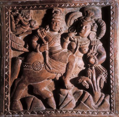 Vikrama, Terrakotta-Basrelief, 5.-6. Jahrhundert von Unbekannt
