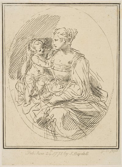 Jungfrau und Kind, 1775 von Unbekannt