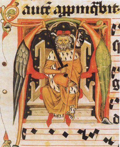 Vratislaus II. von Böhmen aus dem Vysehrad-Antiphonar von Unbekannt