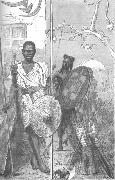 Krieger des Mahdi, ca. 1885 von Unbekannt