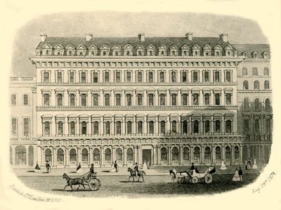 Washington Hotel, Liverpool, 1874 von Unbekannt