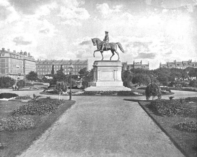 Washington-Statue, Public Garden, Boston, USA, ca. 1900 von Unbekannt