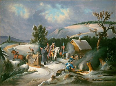 Washington in Valley Forge von Unbekannt