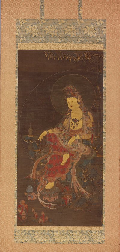 Wasser-Mond Avalokiteshvara Suwol Gwaneum bosal, Mitte des 14. Jahrhunderts von Unbekannt