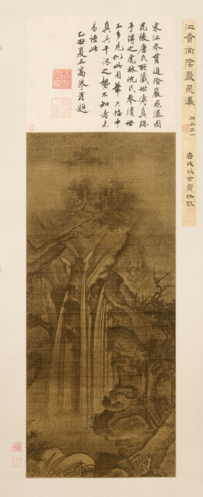 Wasserfall, 1271-1368 von Unbekannt