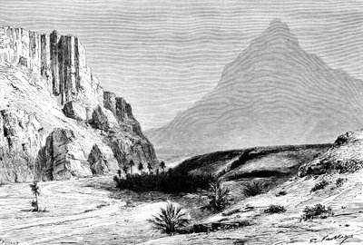 Web El-Halluf, nahe Figuig, Marokko, 1895 von Unbekannt