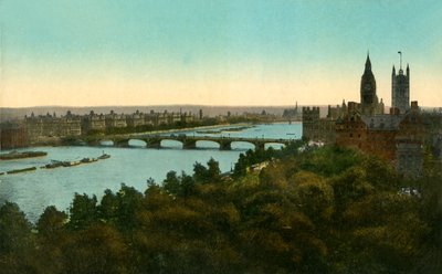 Westminster Bridge, London, ca. 1910 von Unbekannt