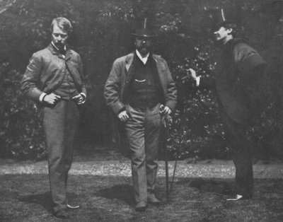 Whistler, Chase und Menpes, ca. 1885, 1904 von Unbekannt