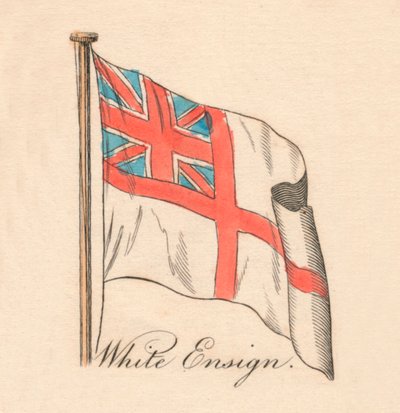Weiße Flagge, 1838 von Unbekannt