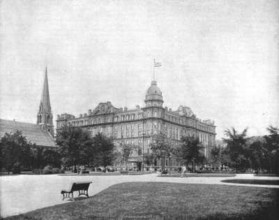 Windsor Hotel, Montreal, Kanada, um 1900 von Unbekannt