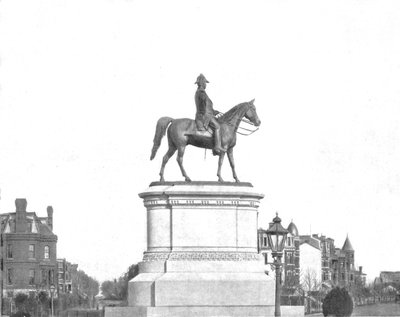 Winfield Scott Statue, Washington DC, USA, ca. 1900 von Unbekannt