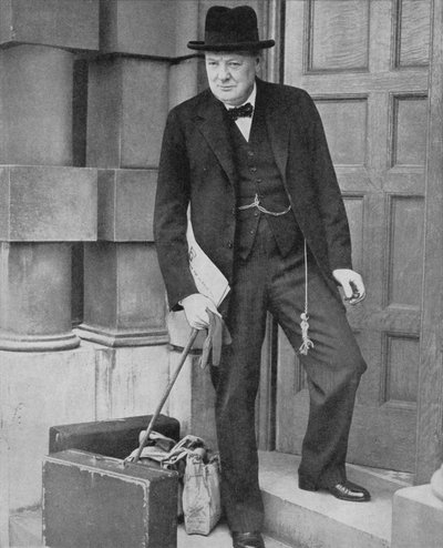 Winston Churchill bei der Admiralität, 1939, 1940 von Unbekannt