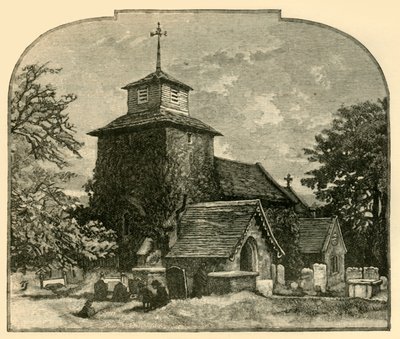 Wooton Kirche, 1898 von Unbekannt
