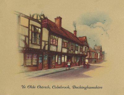 Ye Olde Ostrich Colnbrook, Buckinghamshire, 1939 von Unbekannt