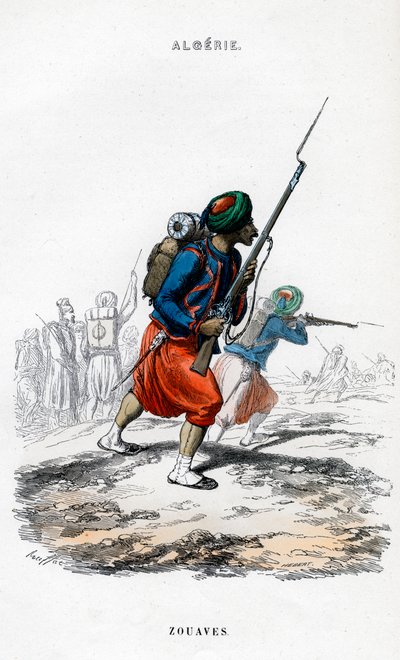 Zuaven, Französische Armee in Algerien von Unbekannt
