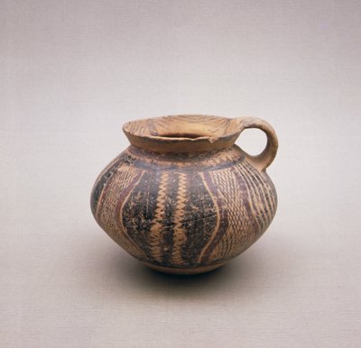Chinesisches Irdenware-Gefäß, ca. 2500 v. Chr. von Unbekannt Unbekannt