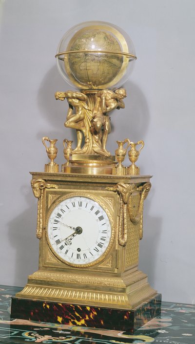 Geographische Uhr, von Matthew Boulton, 1771-72 von Unbekannt Unbekannt