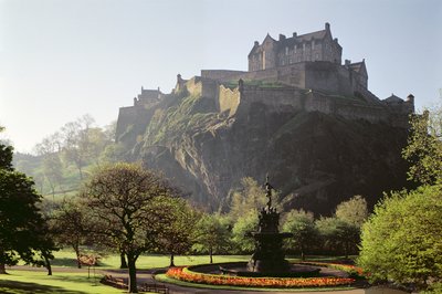 Ansicht von Edinburgh Castle, Schottland von Unbekannt Unbekannt