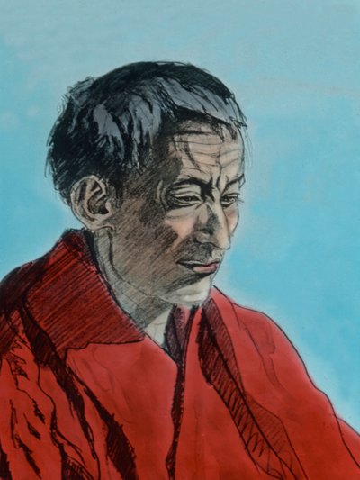 Ein edler Lama von Unbekannter Künstler