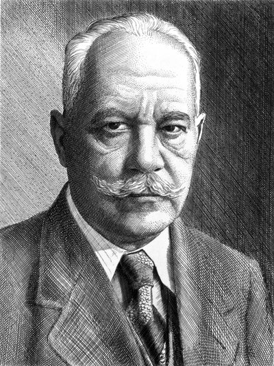 Arnold Sommerfeld, deutscher Physiker, ca. 1910-1920 von Unbekannt
