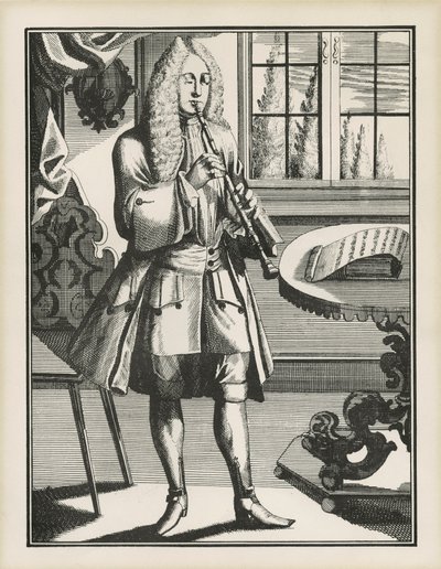 Barock-Oboist von Unbekannt