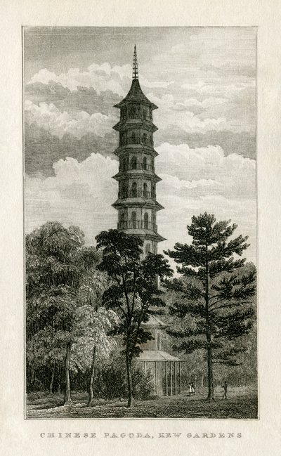 Chinesische Pagode, Kew Gardens von Unbekannt