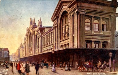 Gare du Nord, Paris von Unbekannter Künstler