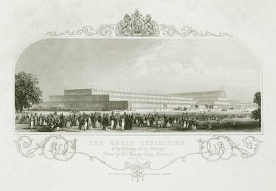 Große Ausstellung 1851 Der Kristallpalast, London von Unbekannt